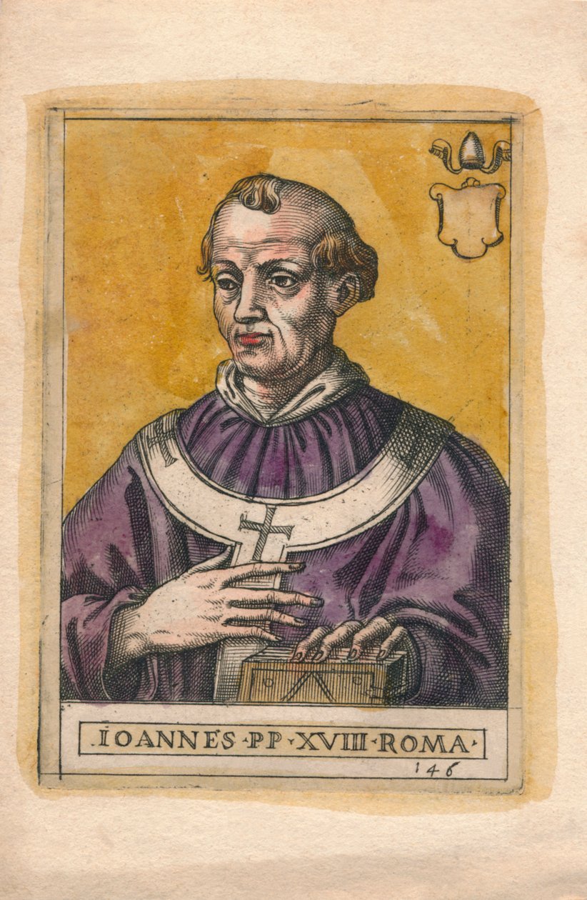 Papež Jan XVIII. od Unbekannt
