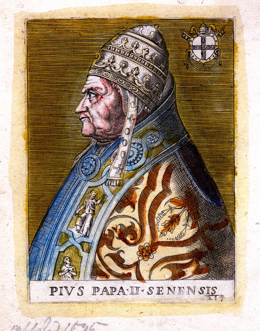 Papež Pius II, c19. století od Unbekannt