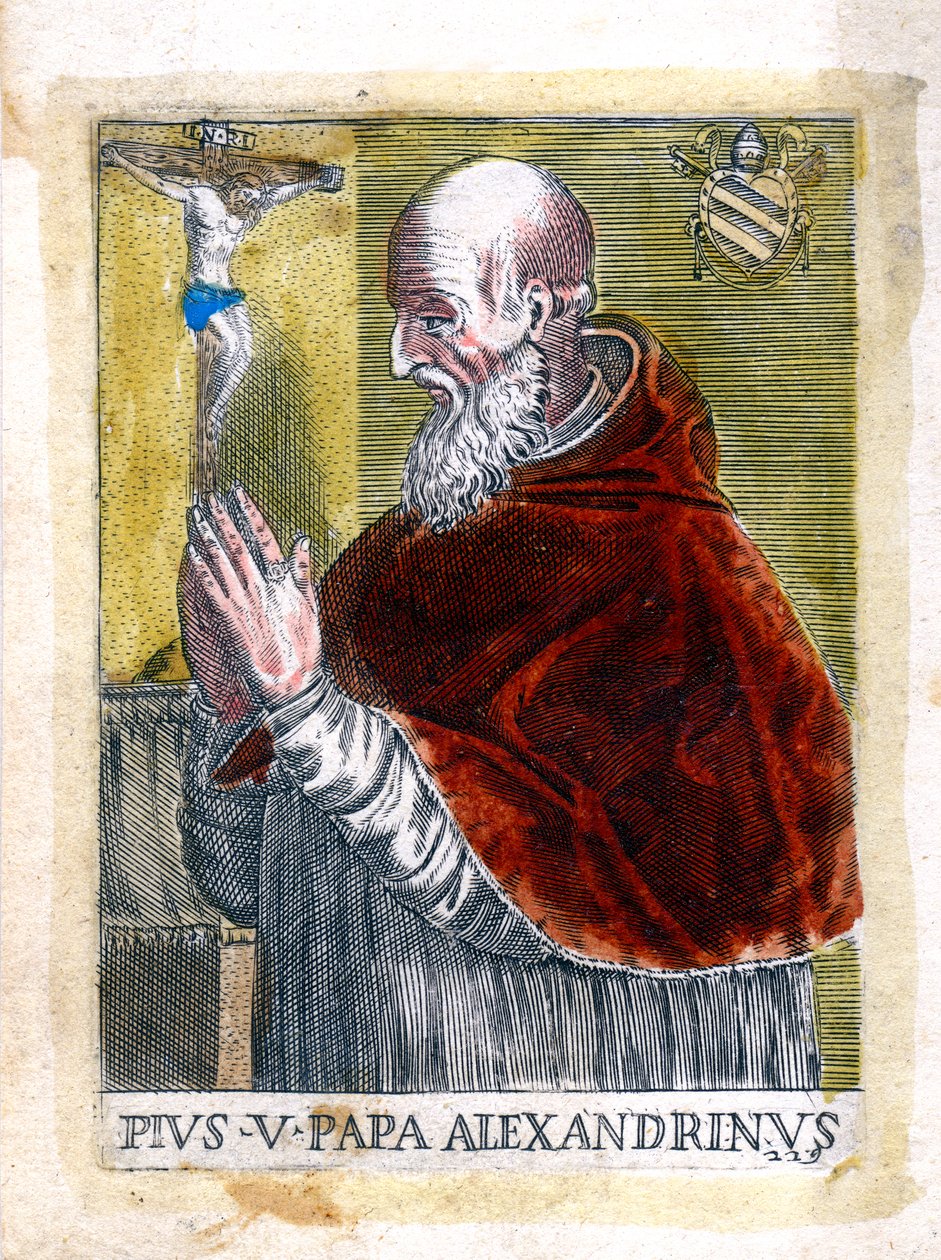 Papež svatý Pius V od Unbekannt