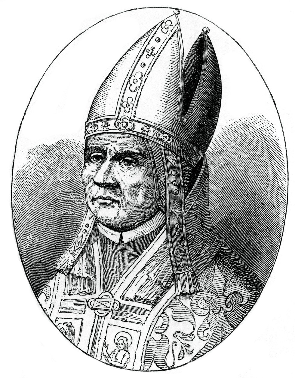 Papež Silvestr I, 1870 od Unbekannt