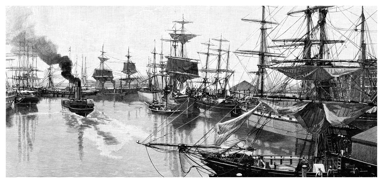 Port Adelaide, 1886 od Unbekannt