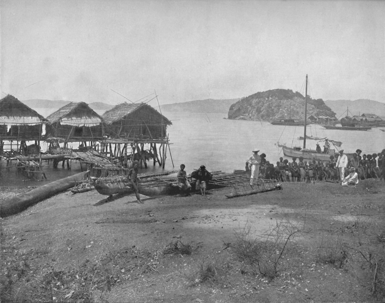 Port Moresby, 19. století od Unbekannt