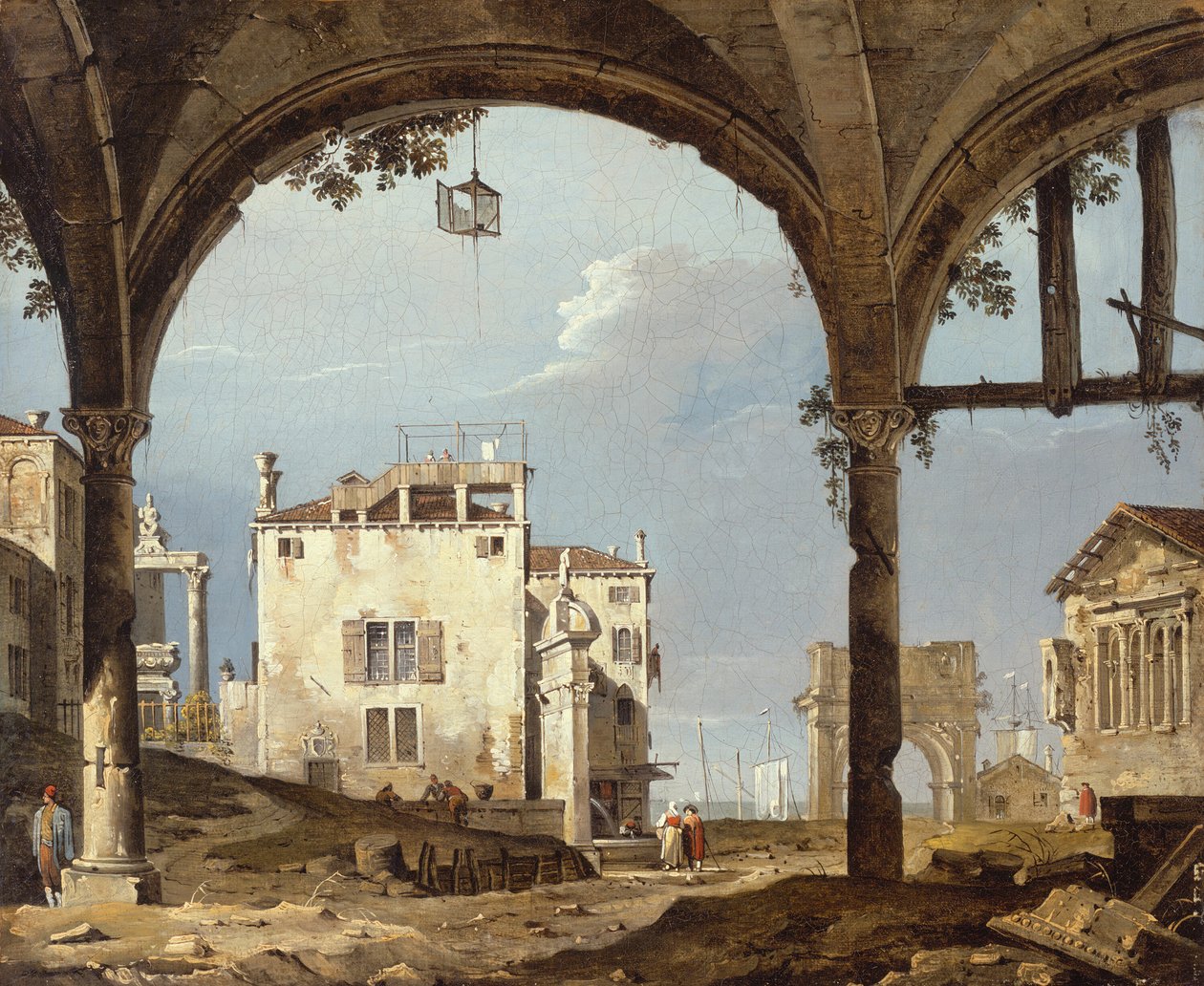 Portico s lucernou, 174145. od Unbekannt