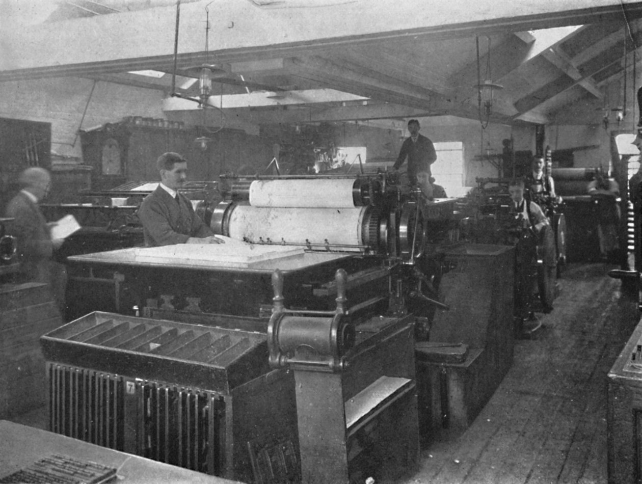 Část strojovny, 1916 od Unbekannt