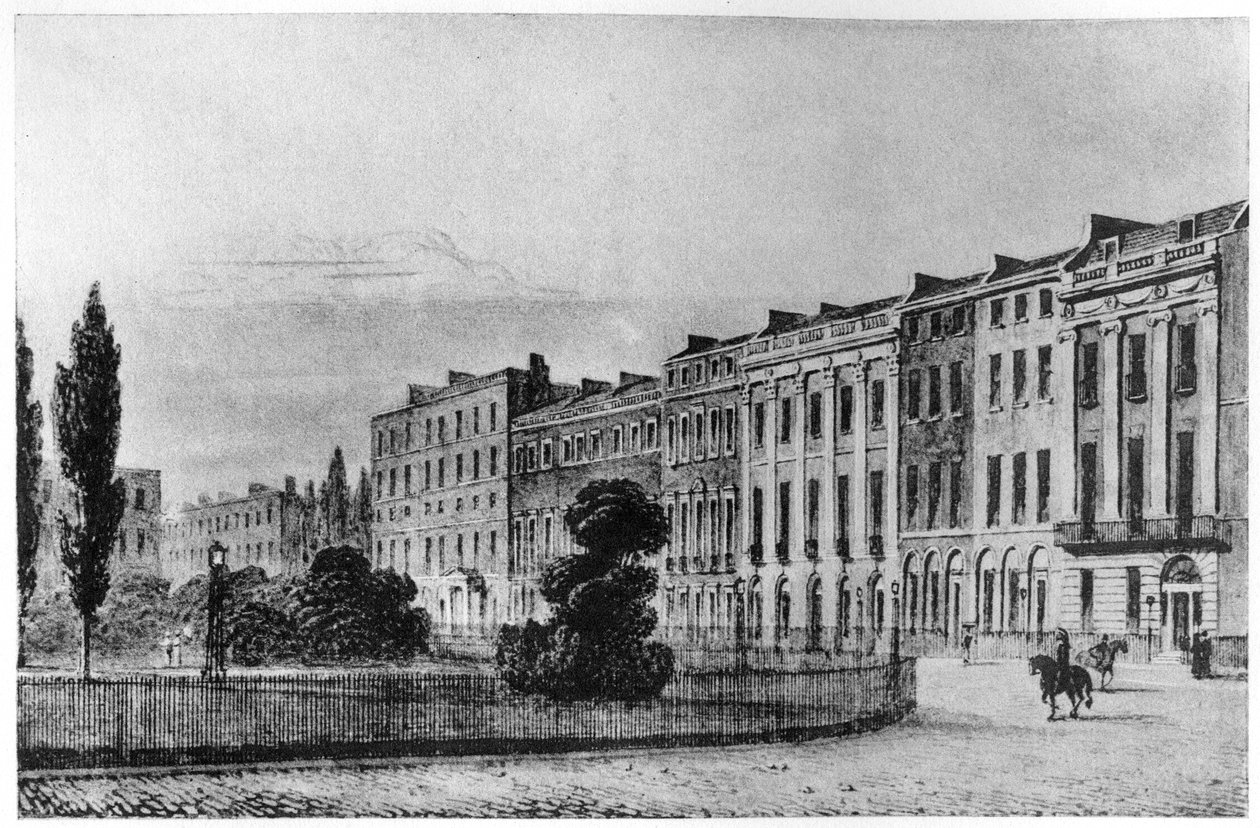 Portman Square, Londýn, c1813 1907 od Unbekannt
