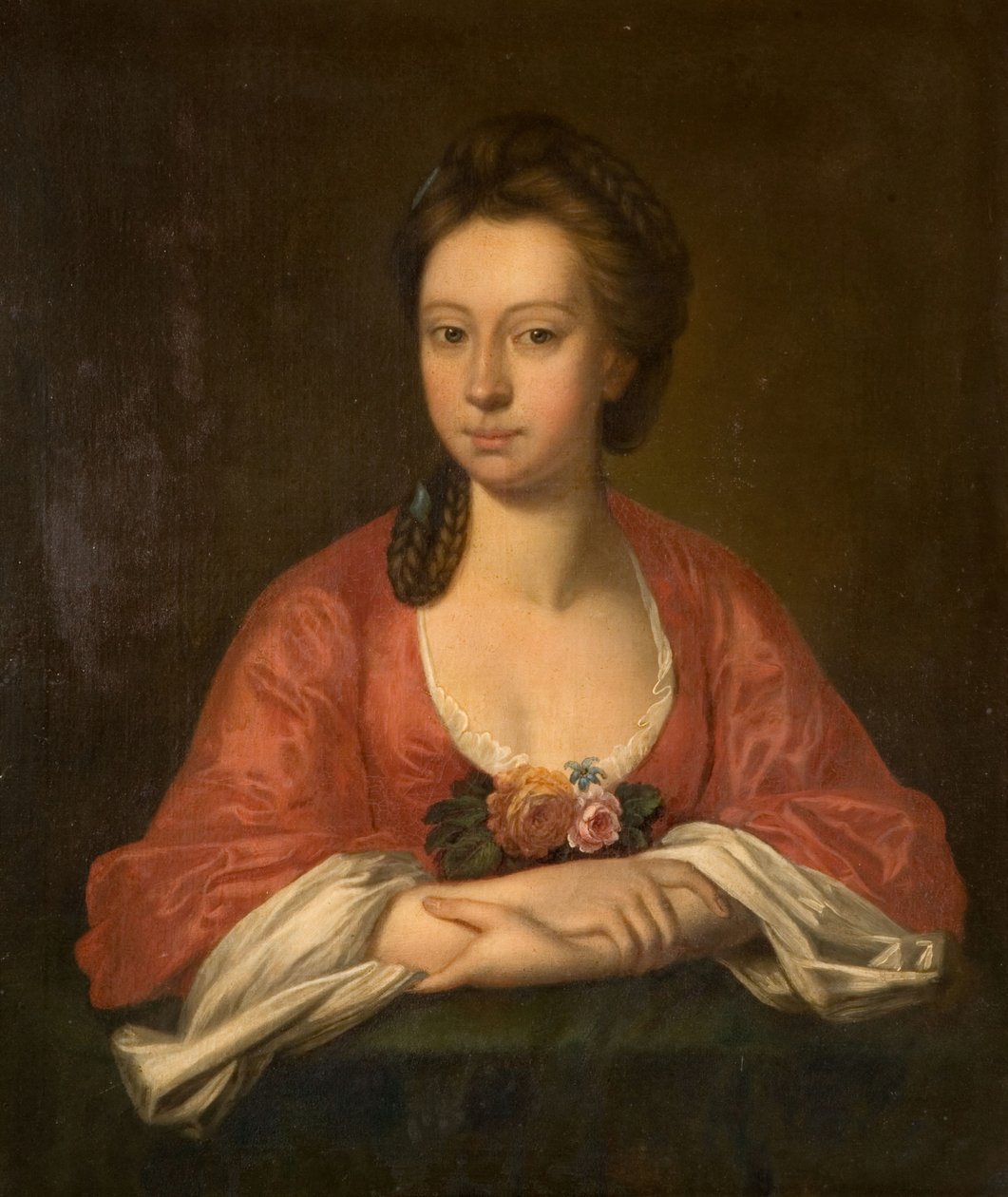 Portrét ženy, možná Anne Jesson, 1750-1800. od Unbekannt