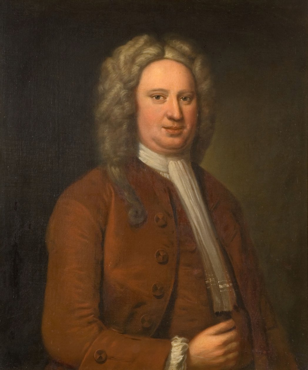 Portrét neznámého muže, možná Clobery Holte, 1720-1740. od Unbekannt