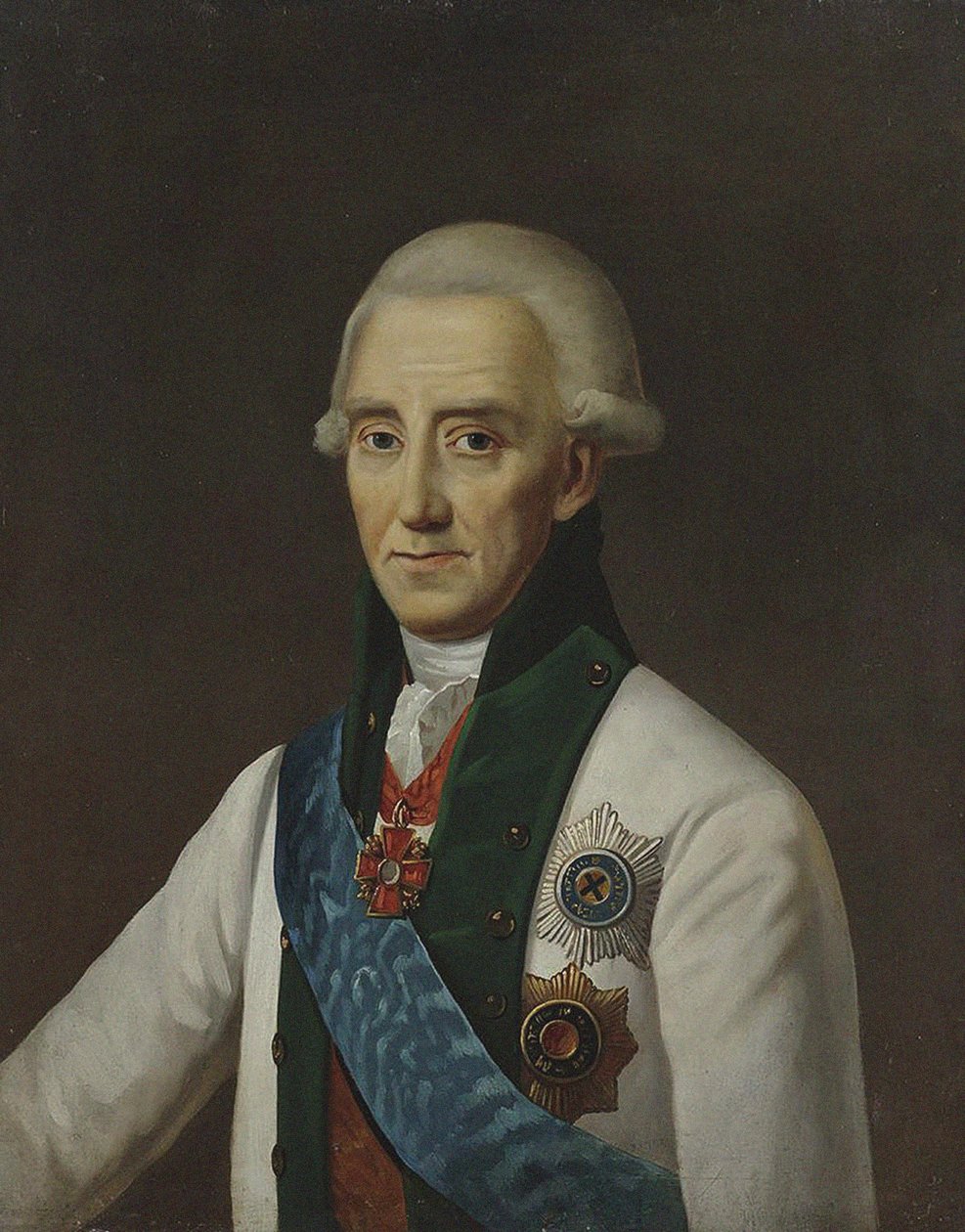 Portrét admirála Vasilije Čičagova 1726-1809. od Unbekannt