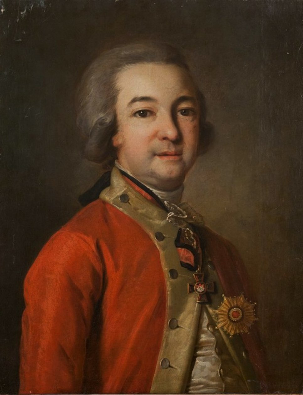 Portrét Alexandra Khrapovitského 1749-1801, senátora a spisovatele, druhá polovina 18. stol. od Unbekannt