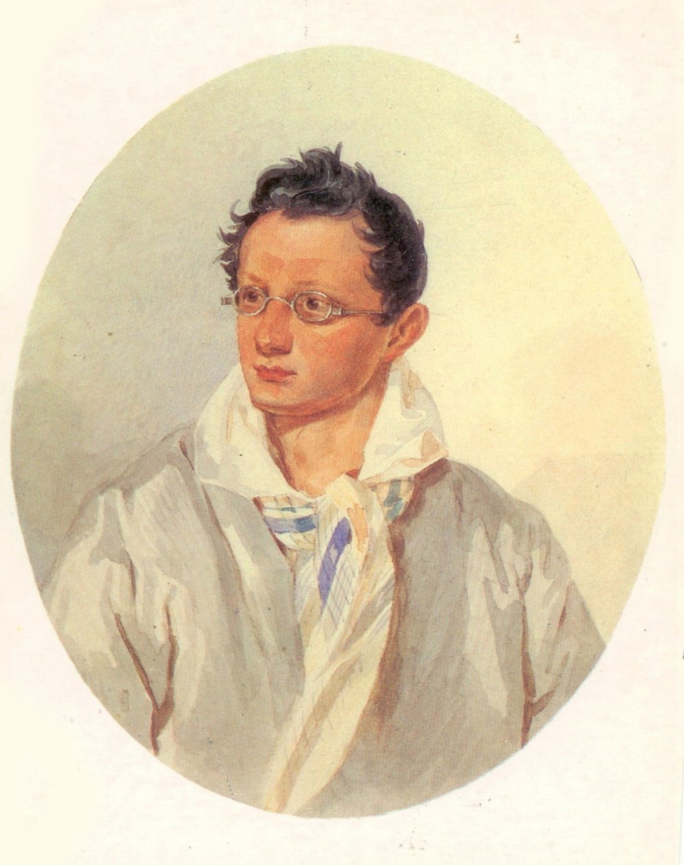 Portrét Alexandra Nikolajeviče Raevského 1795-1868, 20. léta 19. století od Unbekannt