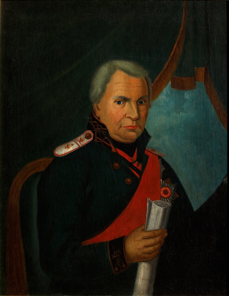 Portrét Alexandra Semjonoviče Šiškova 1754-1841, 20. léta 19. století od Unbekannt