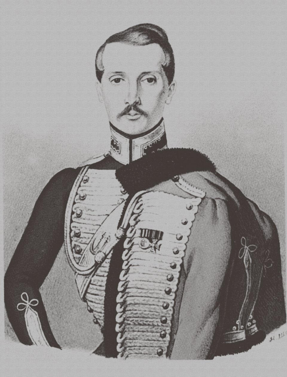 Portrét Alexeje Nikolajeviče Wulfa 1805-1881, 30. léta 19. století od Unbekannt