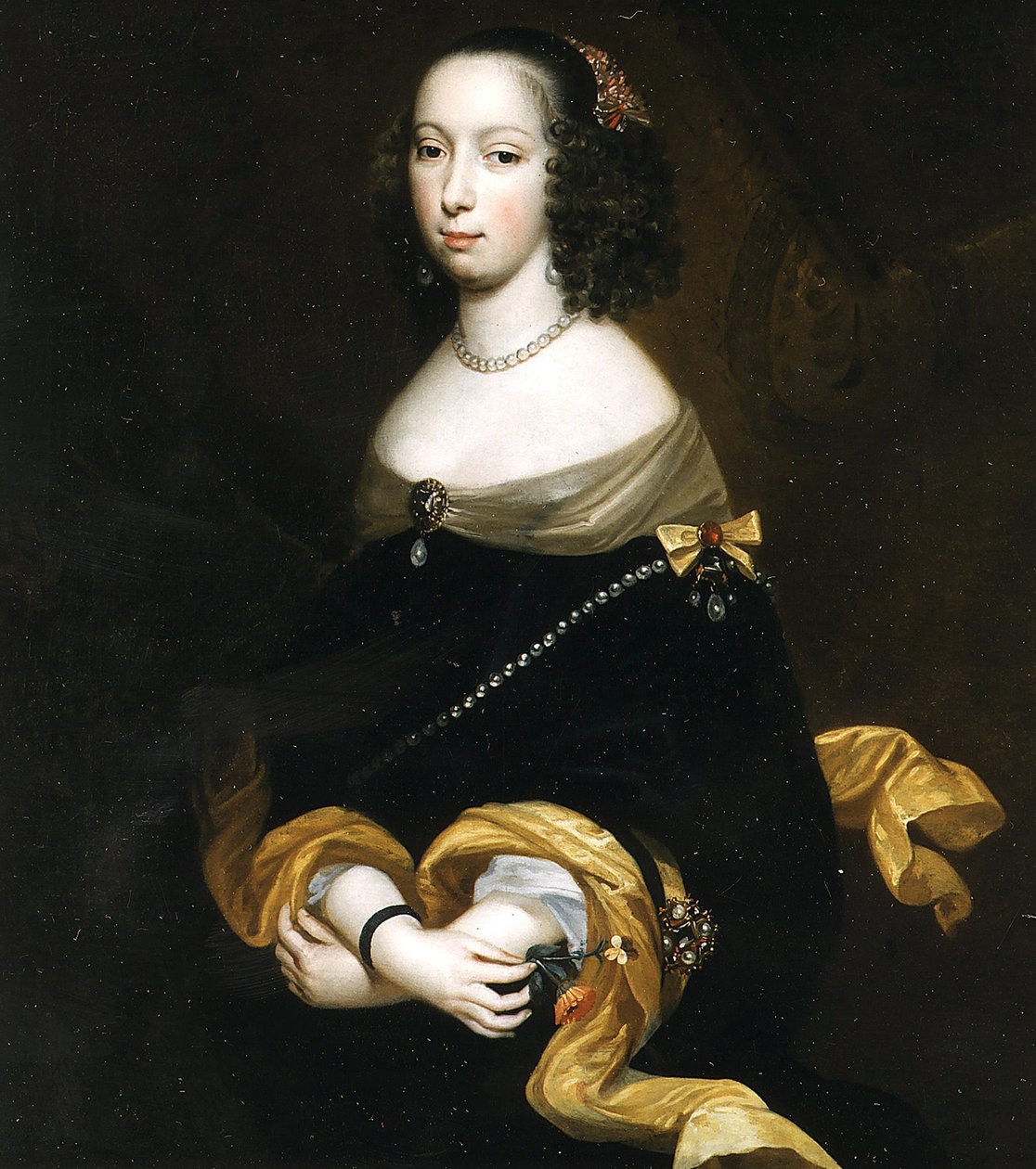 Portrét Anny de Croÿ 1564-1635, vévodkyně z Aarschot, 1633. od Unbekannt