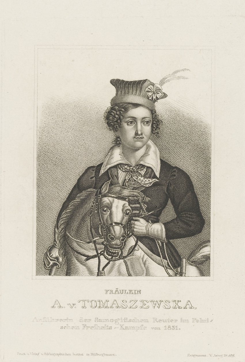 Portrét Antoniny Tomaszewské 1814-1883, c. 1850. od Unbekannt