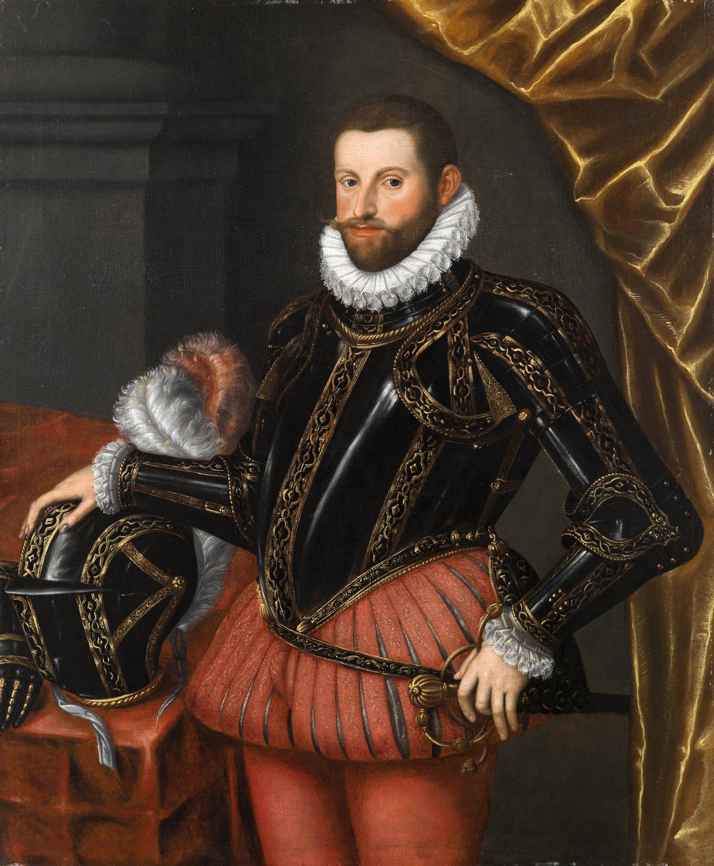 Portrét arcivévody Ernesta Rakouského 1553-1595, druhá polovina 16. od Unbekannt