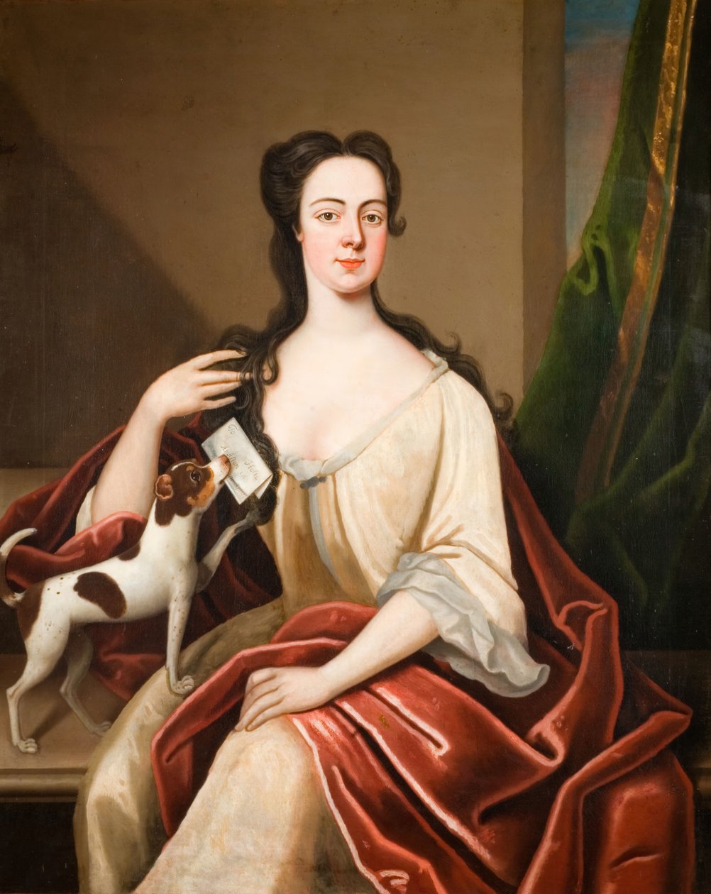 Portrét Barbary Listerové, 1740-1750. od Unbekannt