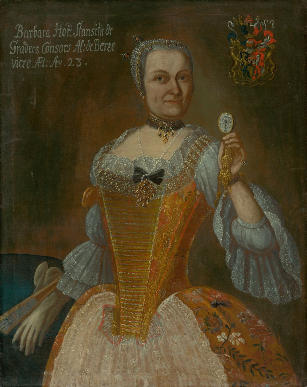 Portrét Barbora Horváthová-Stančičová with a Watch od Unbekannt