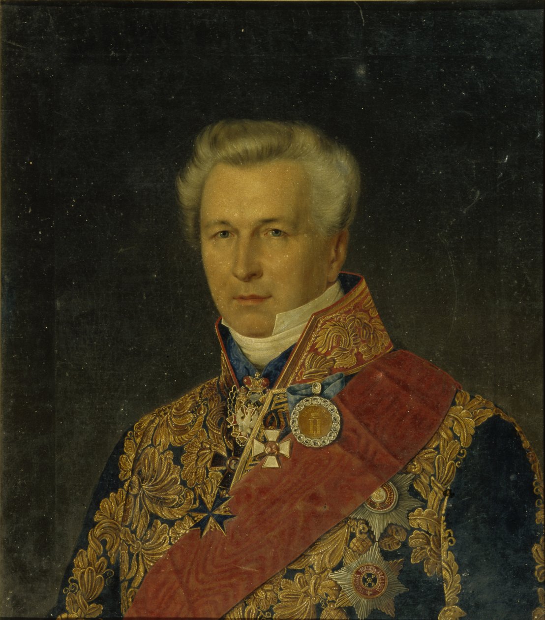 Portrét barona Lea Karlovicha Bodeho 1787-1859, 50. léta 19. století od Unbekannt