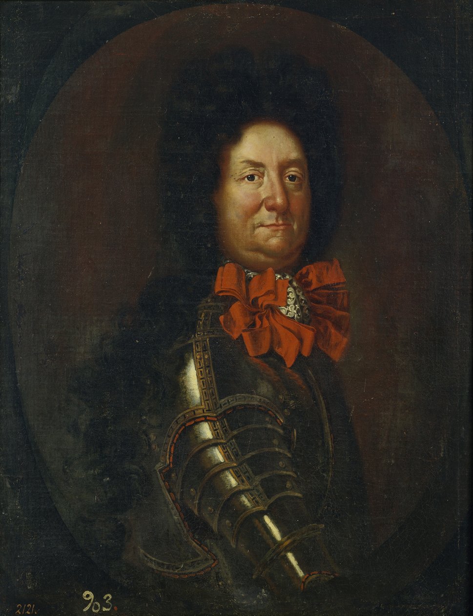 Portrét Karla III. Filipa, kurfiřta Palatina 1661-1742, c. 1710 od Unbekannt