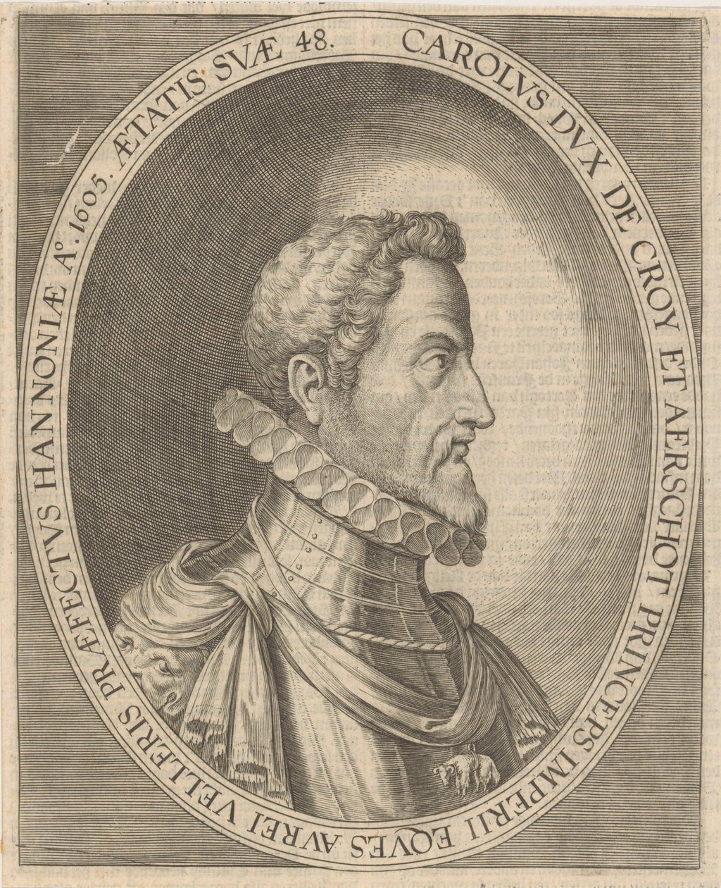 Portrét Karla III z Croÿ 1560-1612, 1600s. od Unbekannt