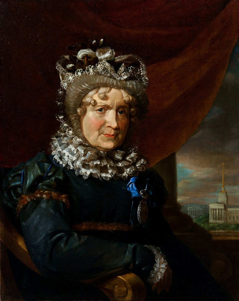 Portrét Charlotte von Lieven, rozené von Gaugreben 1743-1828, 1831. od Unbekannt