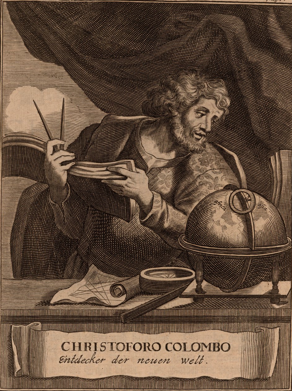 Portrét Kryštofa Kolumba, 1681. od Unbekannt