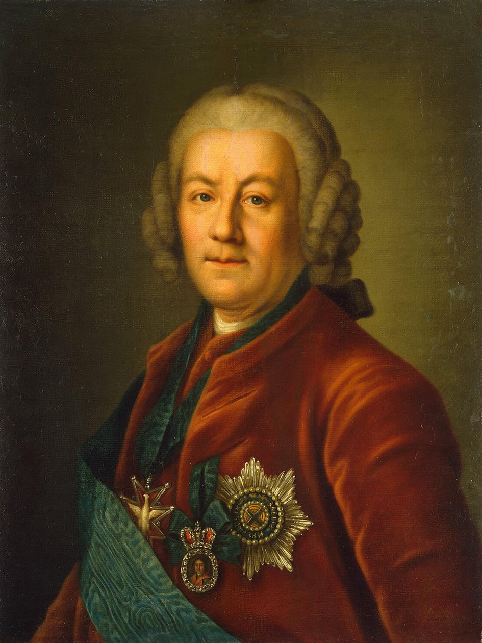 Portrét hraběte Alexeje Petroviče Bestuževa-Ryumina 1693-1766, po roce 1757 od Unbekannt