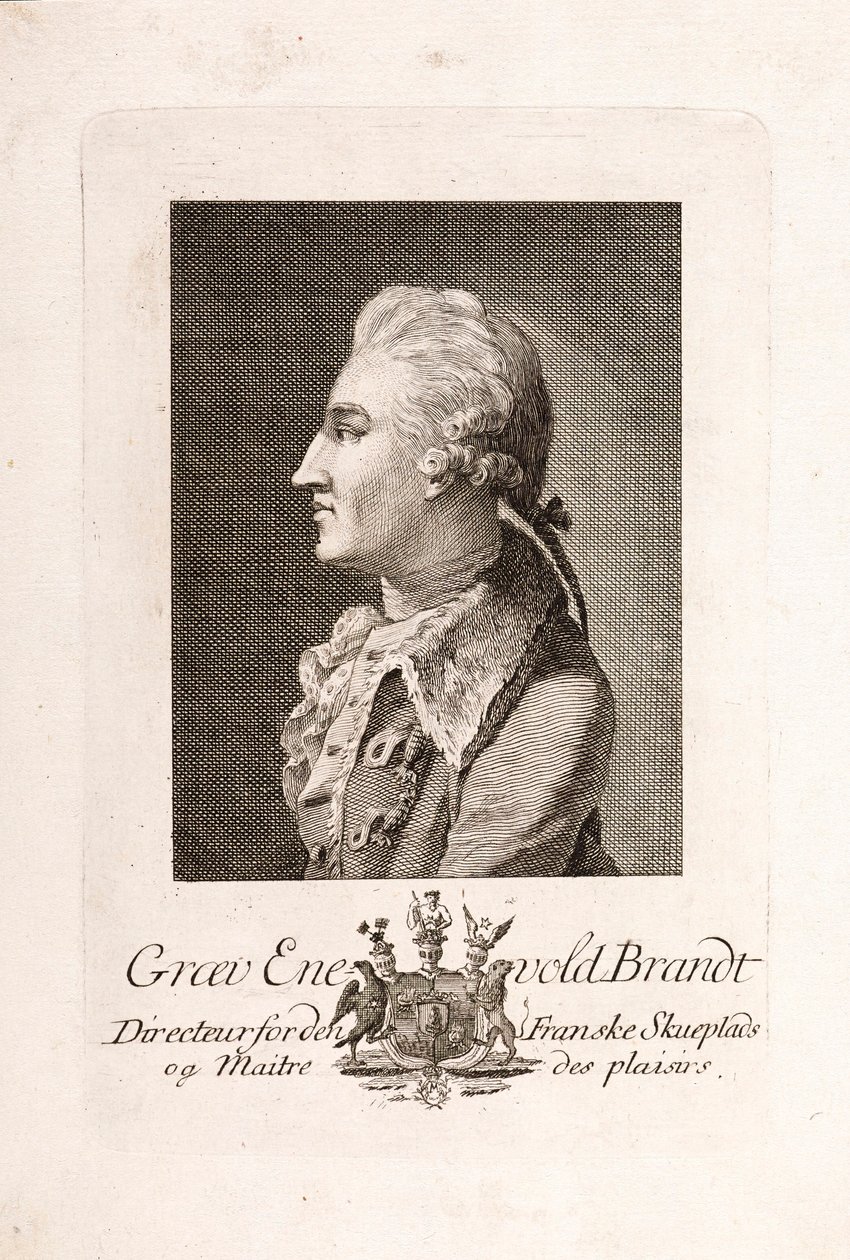 Portrét hraběte Enevold Brandt 1738-1772. od Unbekannt