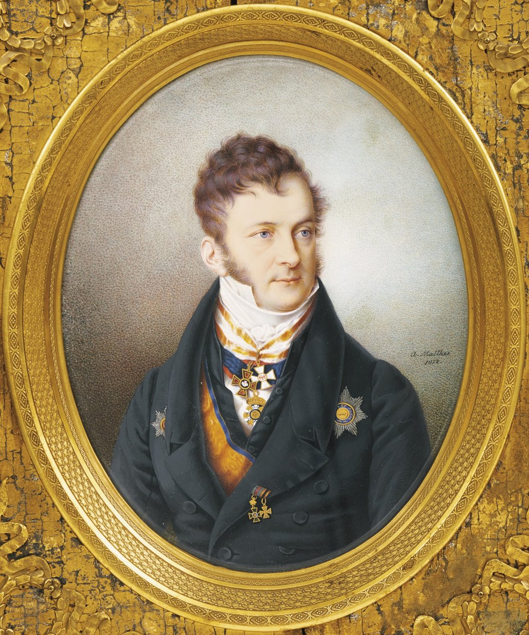 Portrét hraběte Ludwiga Lebzelterna 1774-1854, 1822 od Unbekannt