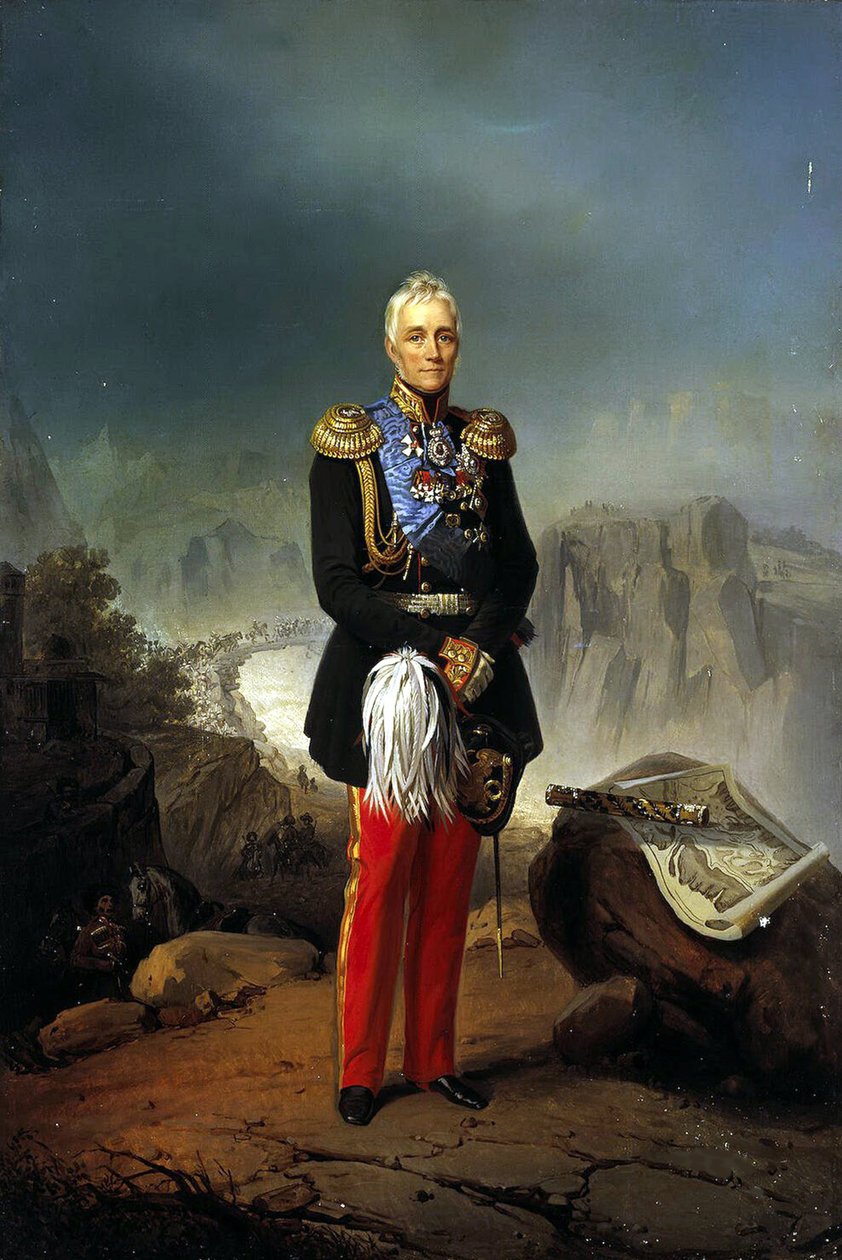 Portrét hraběte Michaila Voroncova 1782-1856, druhá polovina 18. stol. od Unbekannt