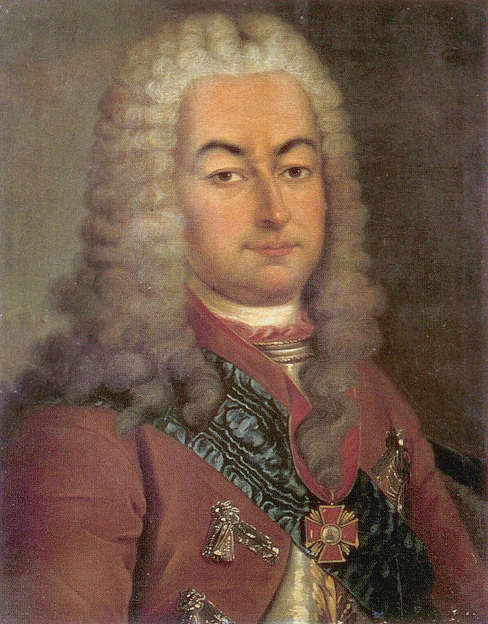 Portrét hraběte Semjona Andrejeviče Saltykova 1672-1742, 18. stol. od Unbekannt