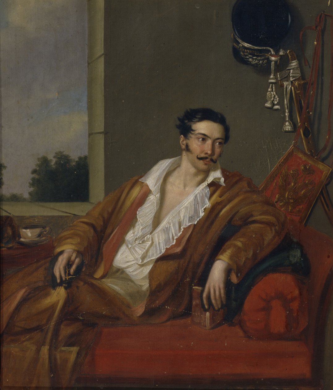 Portrét hraběte Vasilije Fjodoroviče Gagarina, c. 1810 od Unbekannt