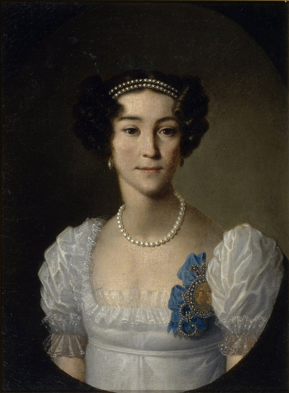 Portrét hraběnky Anny Alexejevny Orlové z Chesmy 1785-1848, počátek 19. stol. od Unbekannt