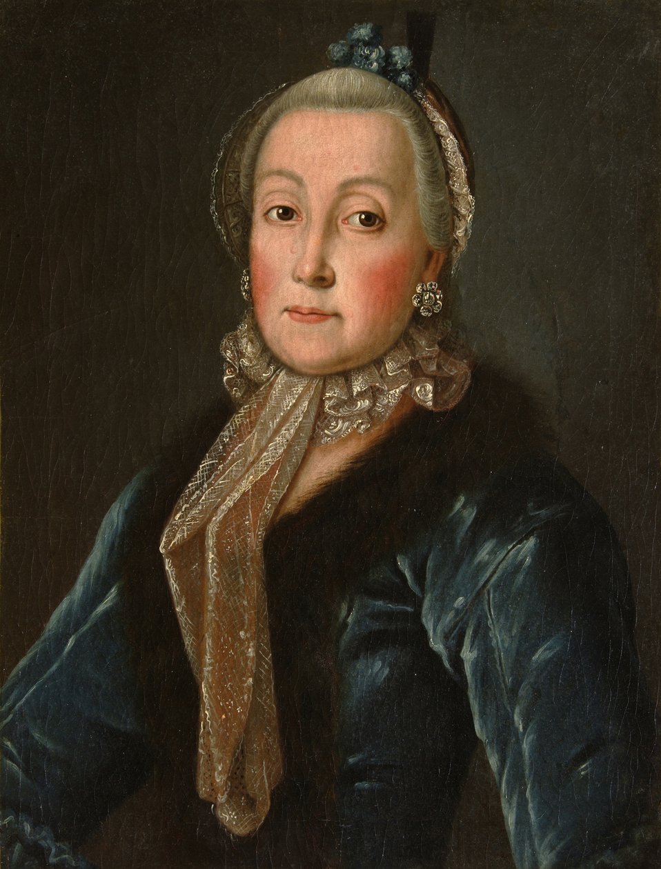 Portrét hraběnky Anny Danilovny Trubetské 1710-1780, rozené Drutské-Sokolinské, druhá polovina 18. stol. od Unbekannt