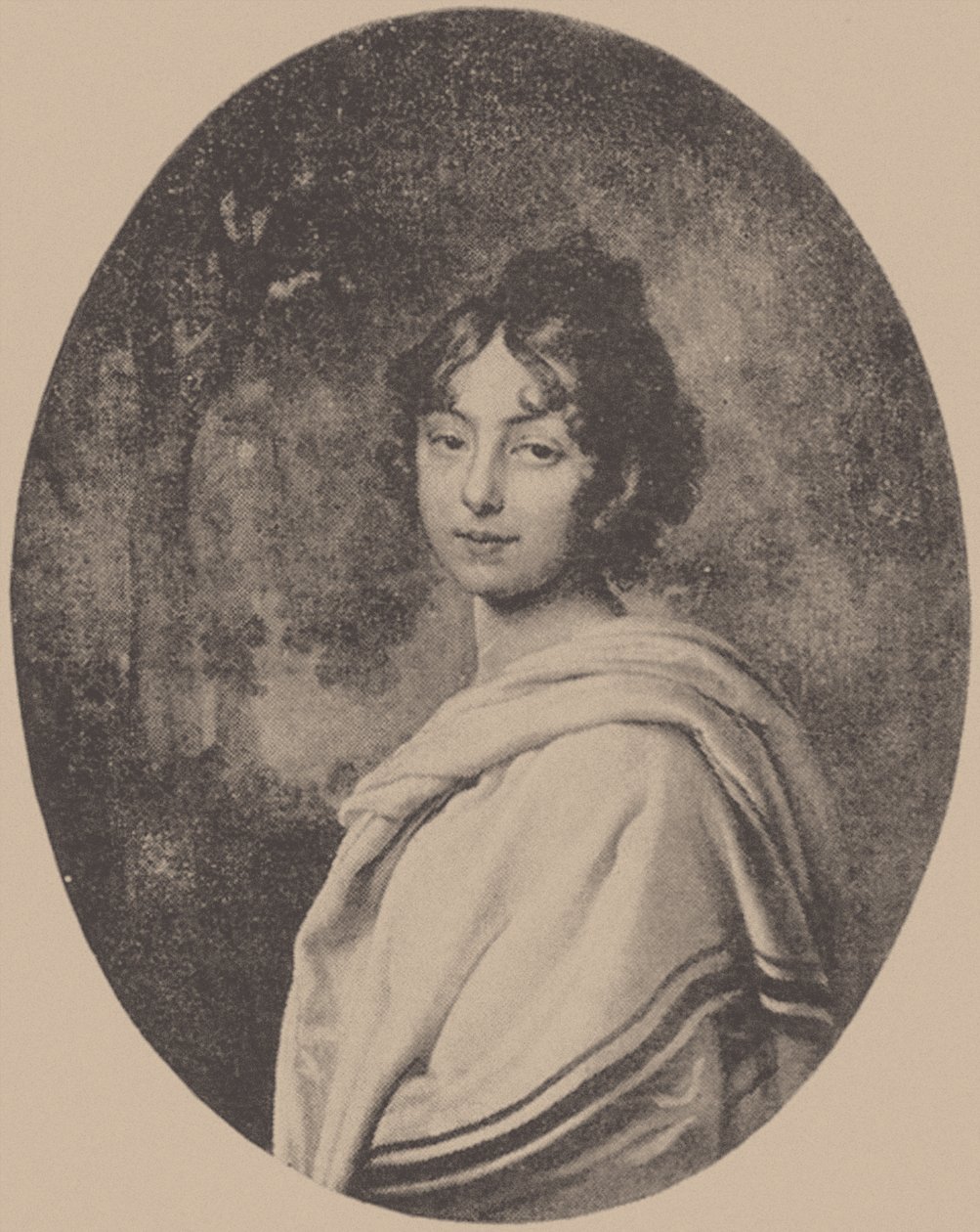 Portrait of Countess Maria Pavlovna von Pahlen, née Skavronskaya, c. 1810 od Unbekannt