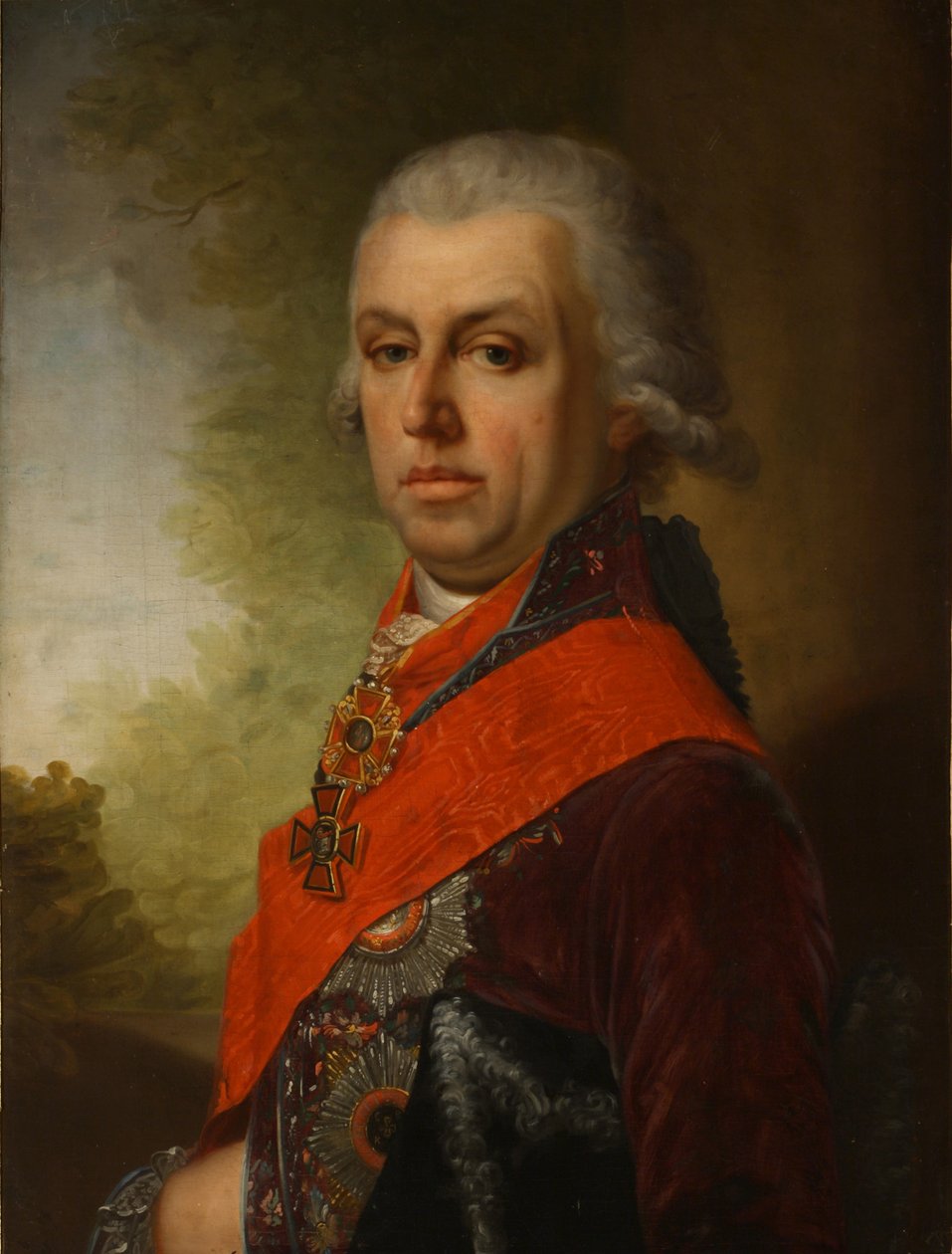 Portrét Dmitrije Prokofjeviče Troščinského 1754-1829, 19. století od Unbekannt