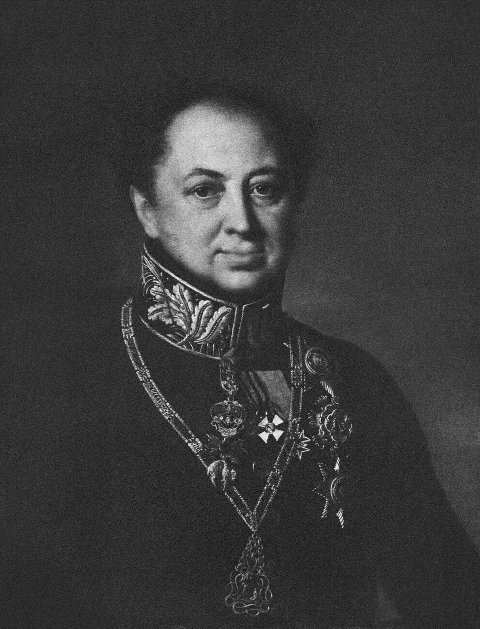 Portrét Dmitrije Pavloviče Tatischeva 1767-1845, 1838 od Unbekannt