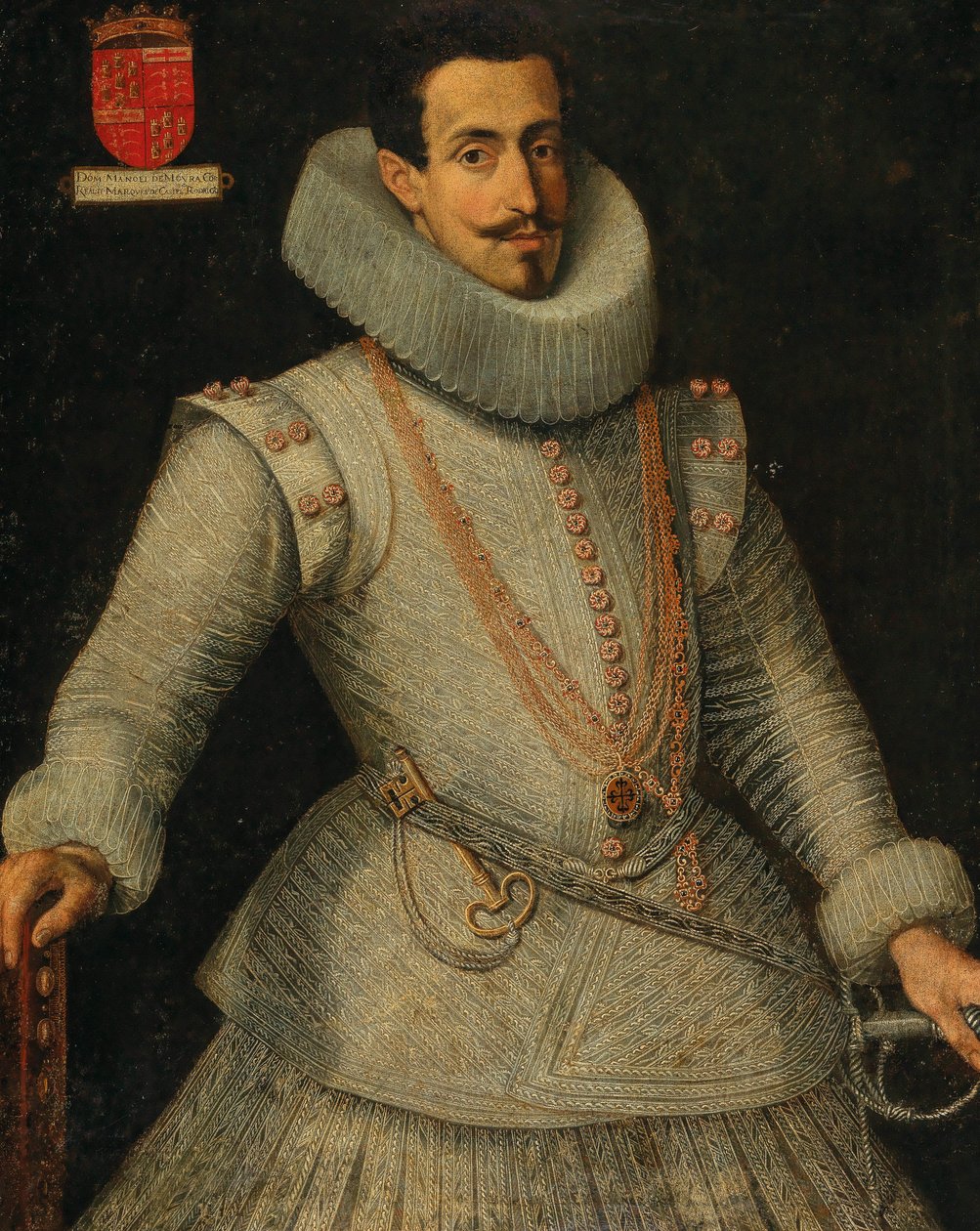 Portrét Dom Manuel de Moura Corte-Real, 2. markýz z Castel Rodrigo 1590-1651. od Unbekannt