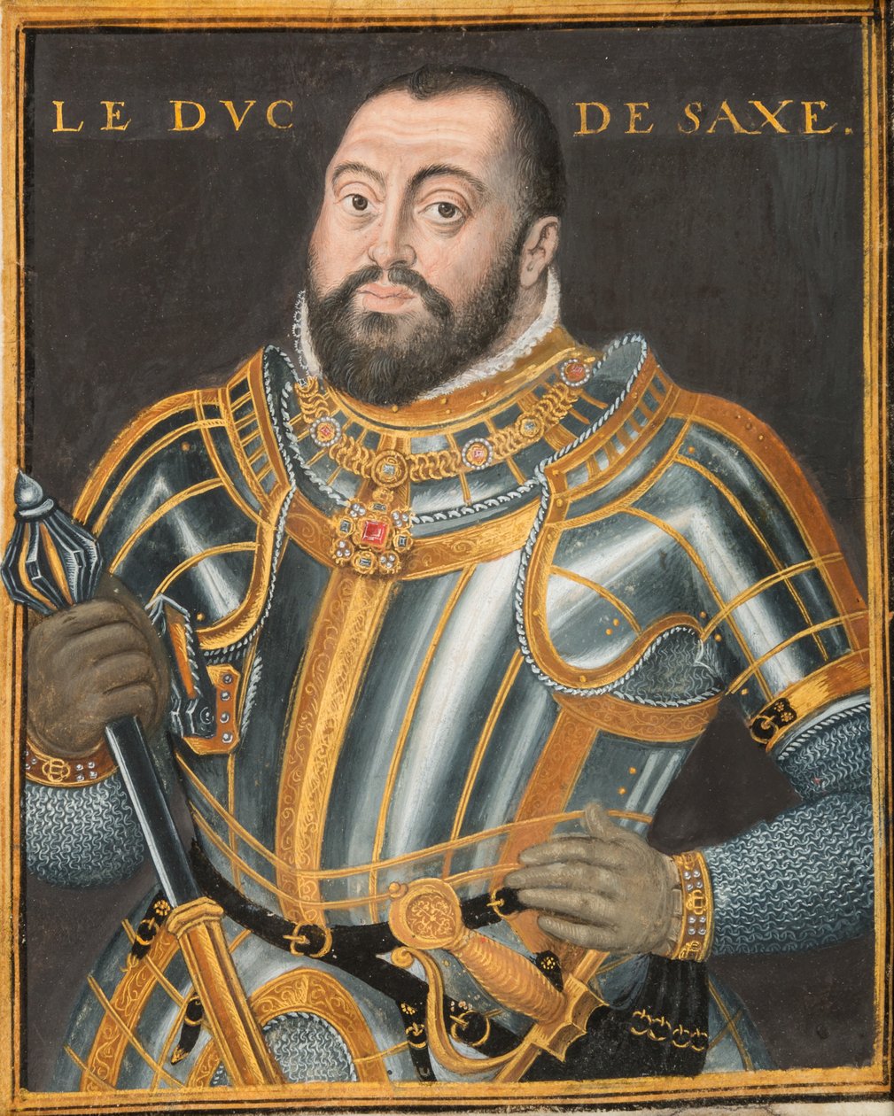 Portrét vévody Johanna Friedricha I. 1503-1554, saského kurfiřta, ca. 1550. od Unbekannt