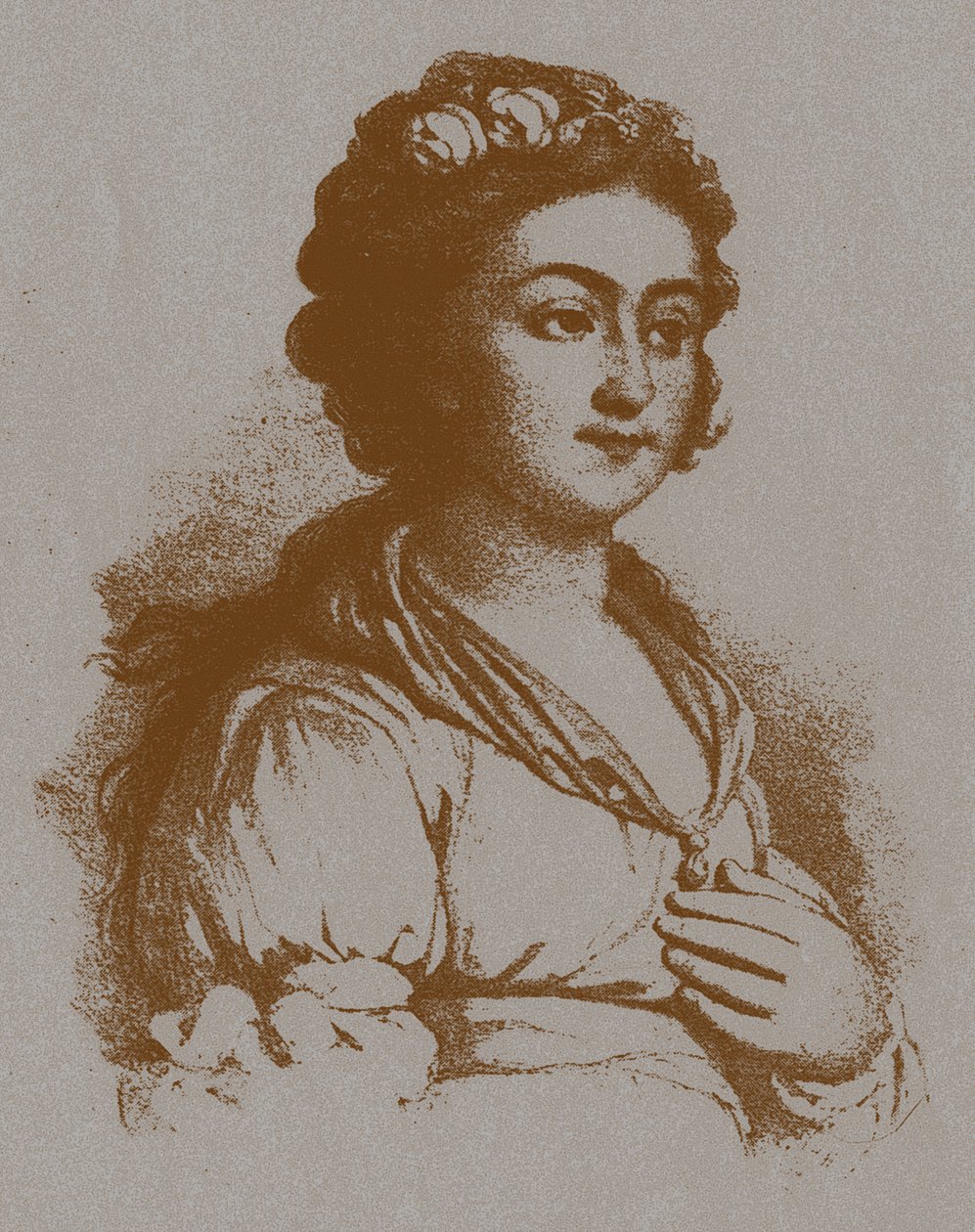 Portrét Jekatěriny Jakovlevny Derzhavinové, rozené Bastidonové 1760-1794 Po V. Borovikovském od Unbekannt