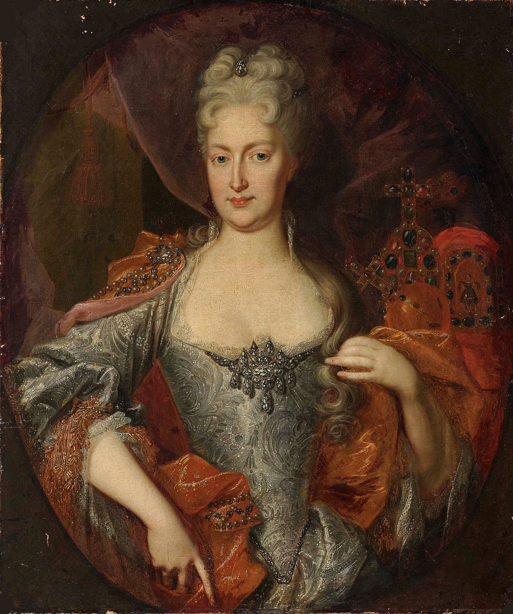 Portrét Alžběty Kristýny Brunswick-Wolfenbüttel 1691-1750, Svatá říše římská..., asi 1720. od Unbekannt