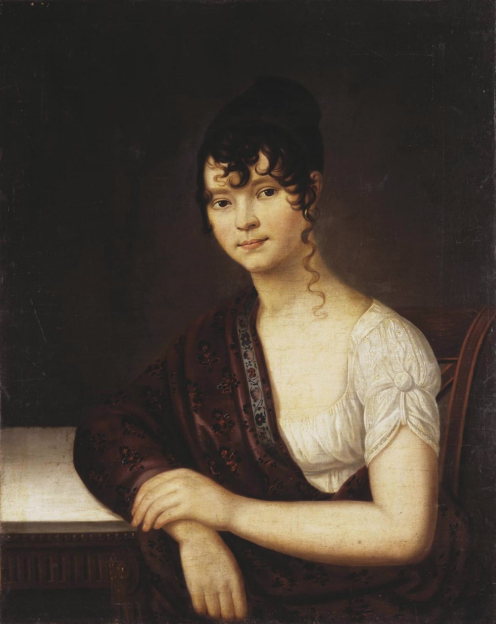 Portrét Elizavety Ivanovny Ogarevové 1784-1815, 19. století od Unbekannt