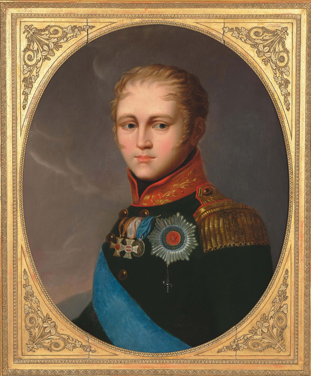 Portrét císaře Alexandra I. 1777-1825, c. 1810. od Unbekannt
