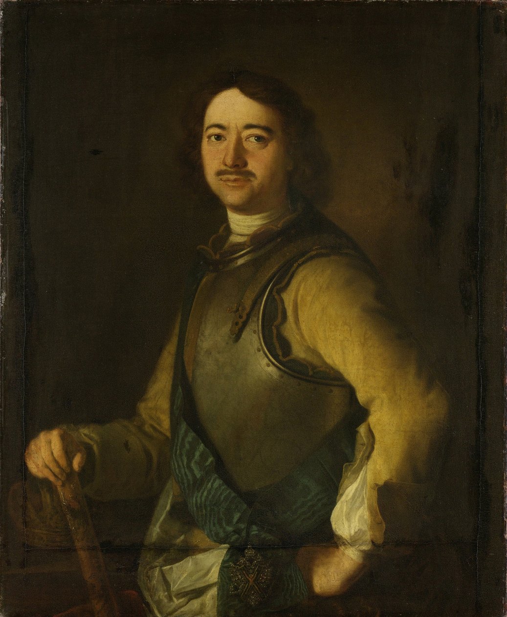 Portrét císaře Petra I. Velikého 1672-1725, počátek 18. století. od Unbekannt