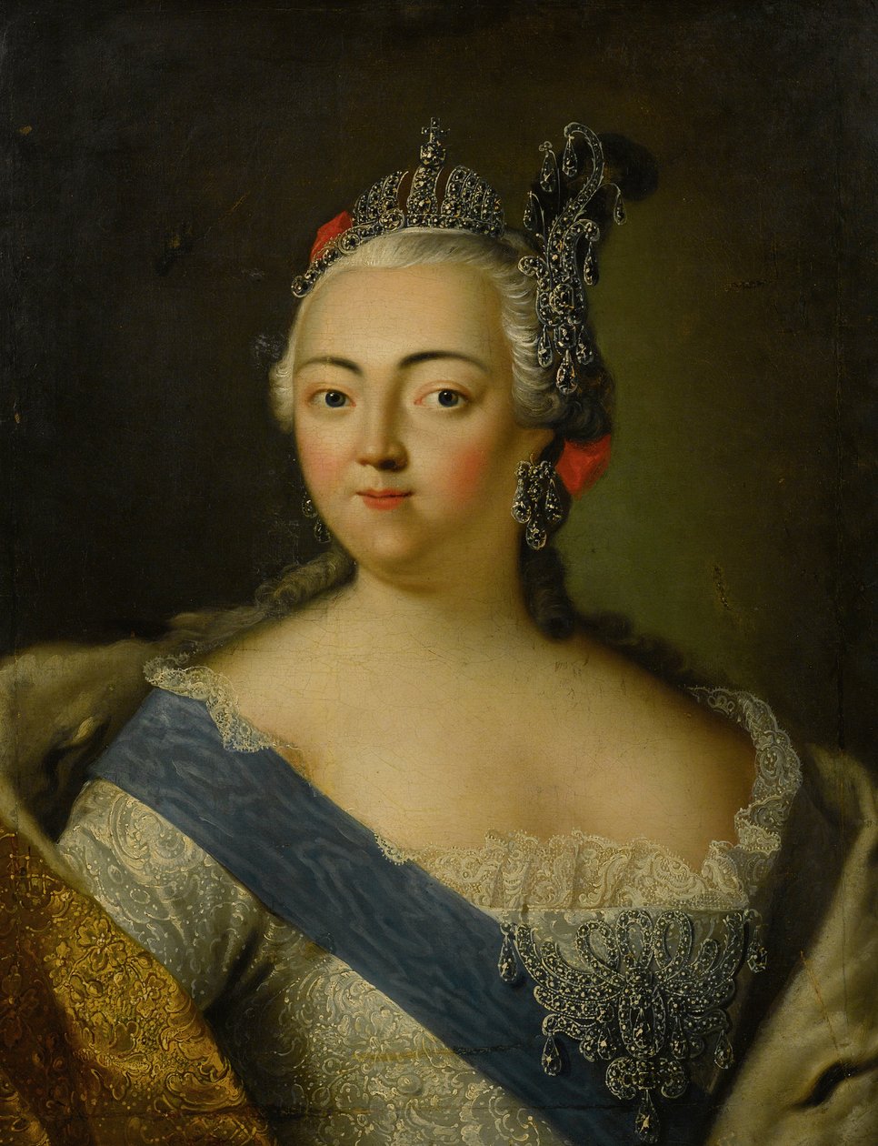 Portrét císařovny Alžběty Ruské 1709-1762. od Unbekannt