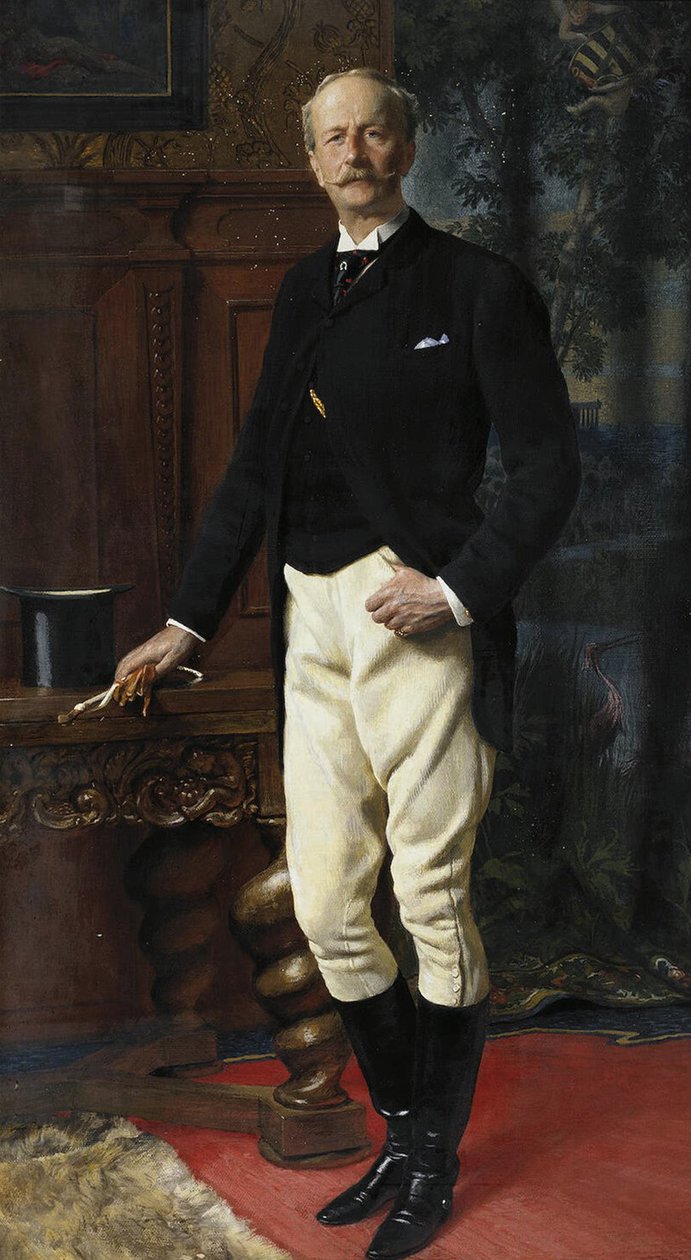 Portrét Ernsta I., vévody Saxe-Altenburg 1826-1908, 1893 od Unbekannt