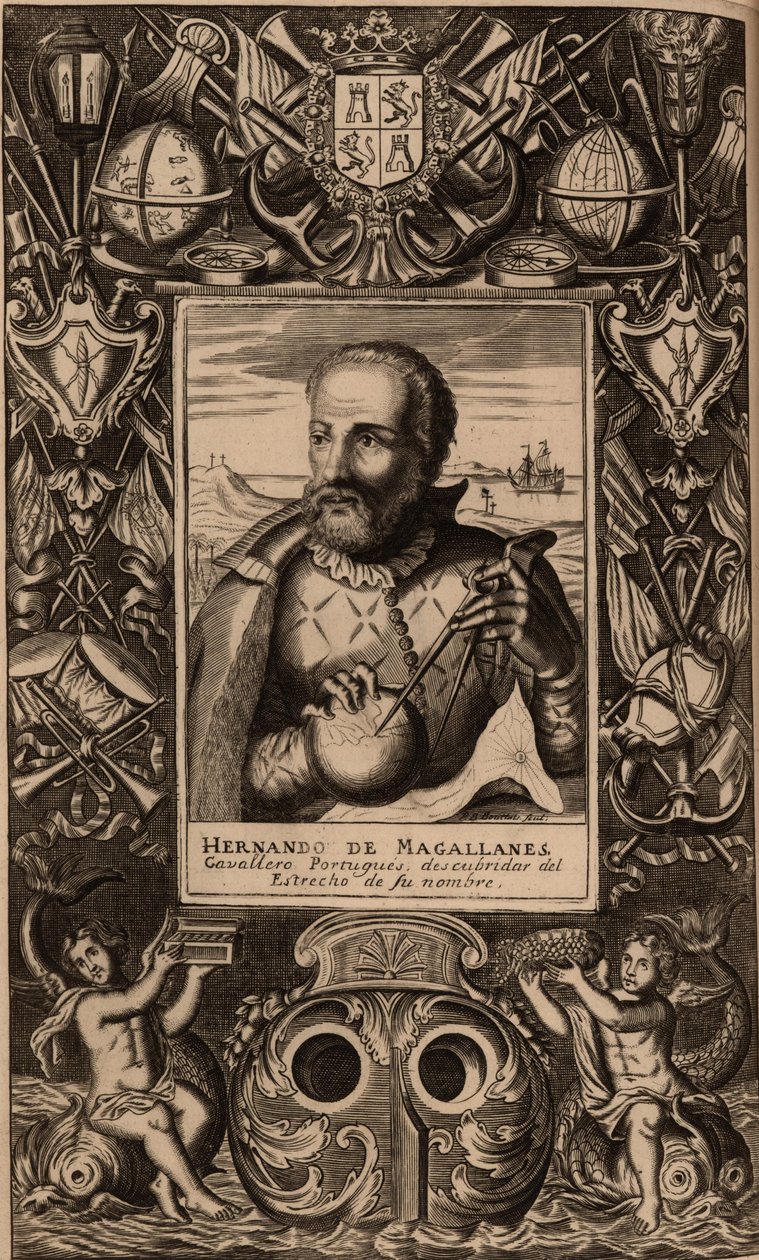Portrét Ferdinanda Magellana 1470-1521, 1624. od Unbekannt