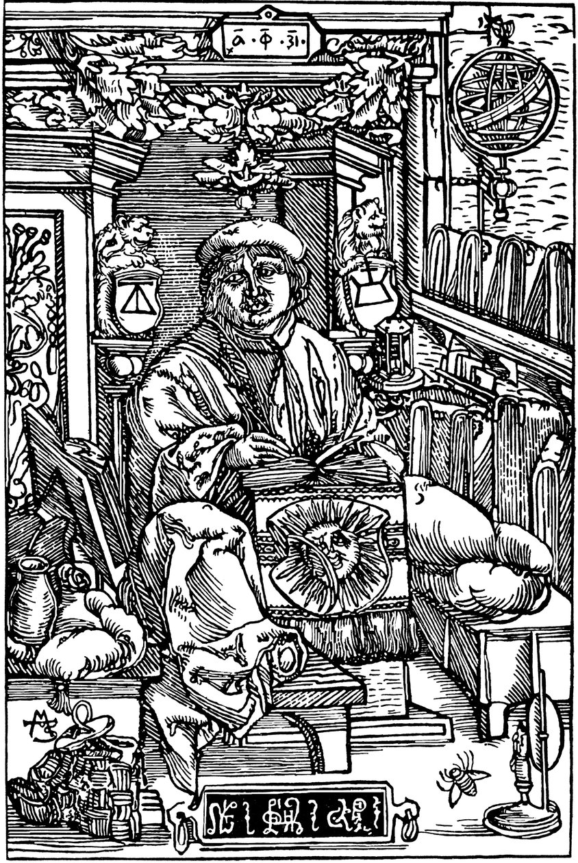 Portrét Francyska Skaryny 1486-1541, 1517 od Unbekannt