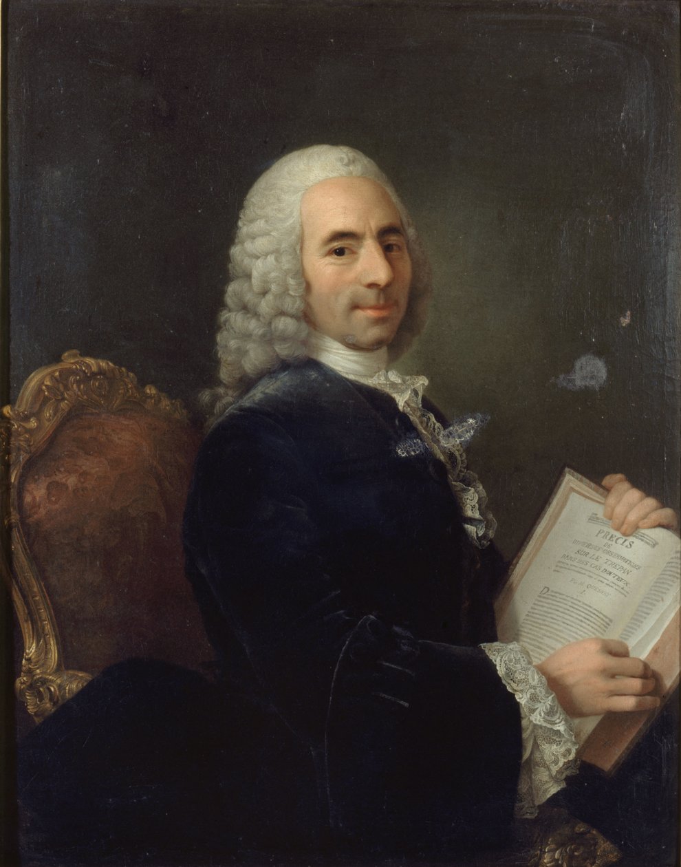 Portrét Francoise Quesnaye 1694-1774, 1743. od Unbekannt