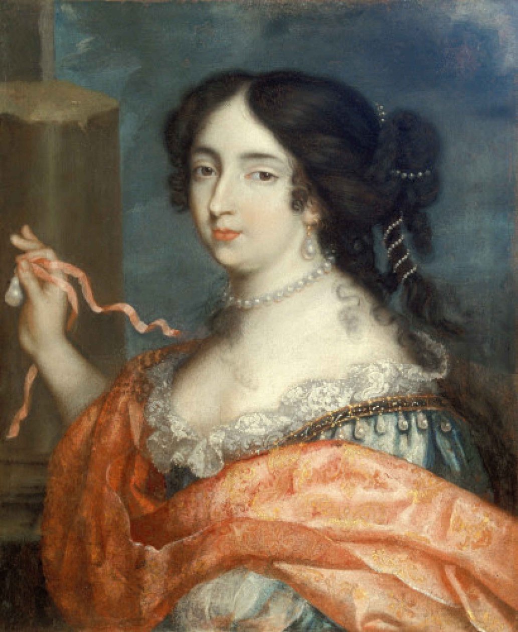 Portrét Françoise dAubigné 1635-1719, Madame Scarron, c. 1670. od Unbekannt